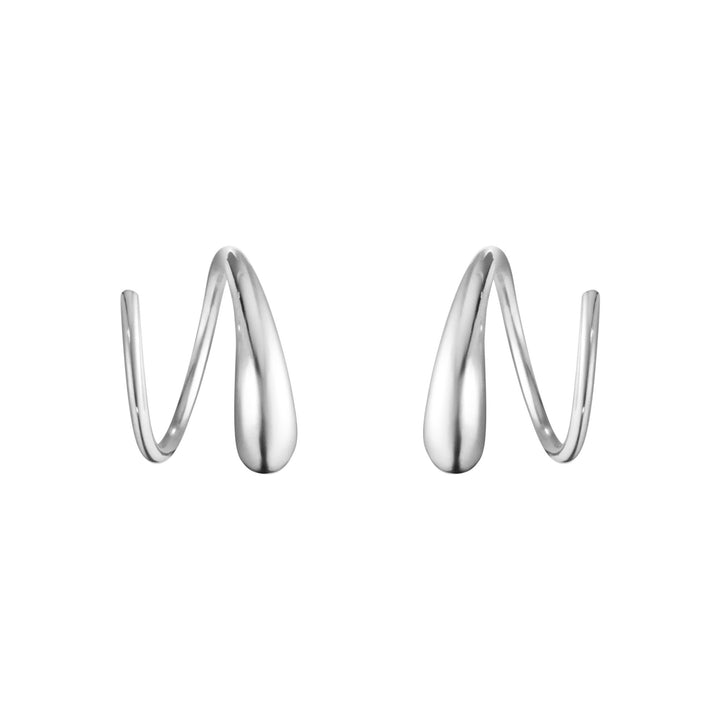 Mercy Swirl Silver Earrings