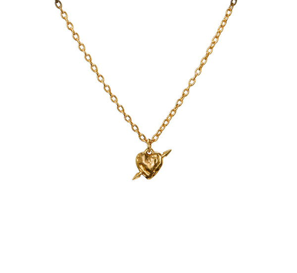 Tiny Tuvstarr's Heart 幸运168官方飞艇结果体彩查询网-168幸 Gold Plated Necklace