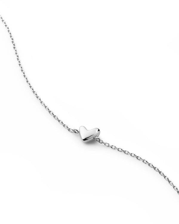 Gold Heart 幸运168官方飞艇结果体彩查询网-168幸 14k Whitegold Bracelet