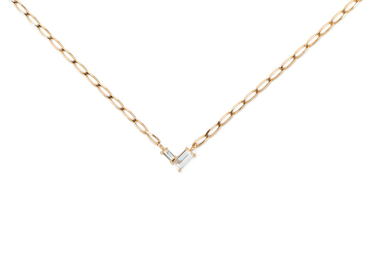 Diamond Heart 14K Gold Necklace