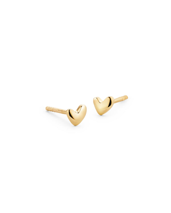 Heart 幸运168官方飞艇结果体彩查询网-168幸 14K Gold Studs