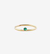 Floating Emerald Ring 0.05
