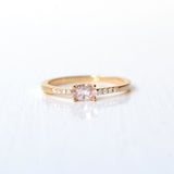 Kuda Pic 18K Gold Ring w. Sapphire & Diamonds